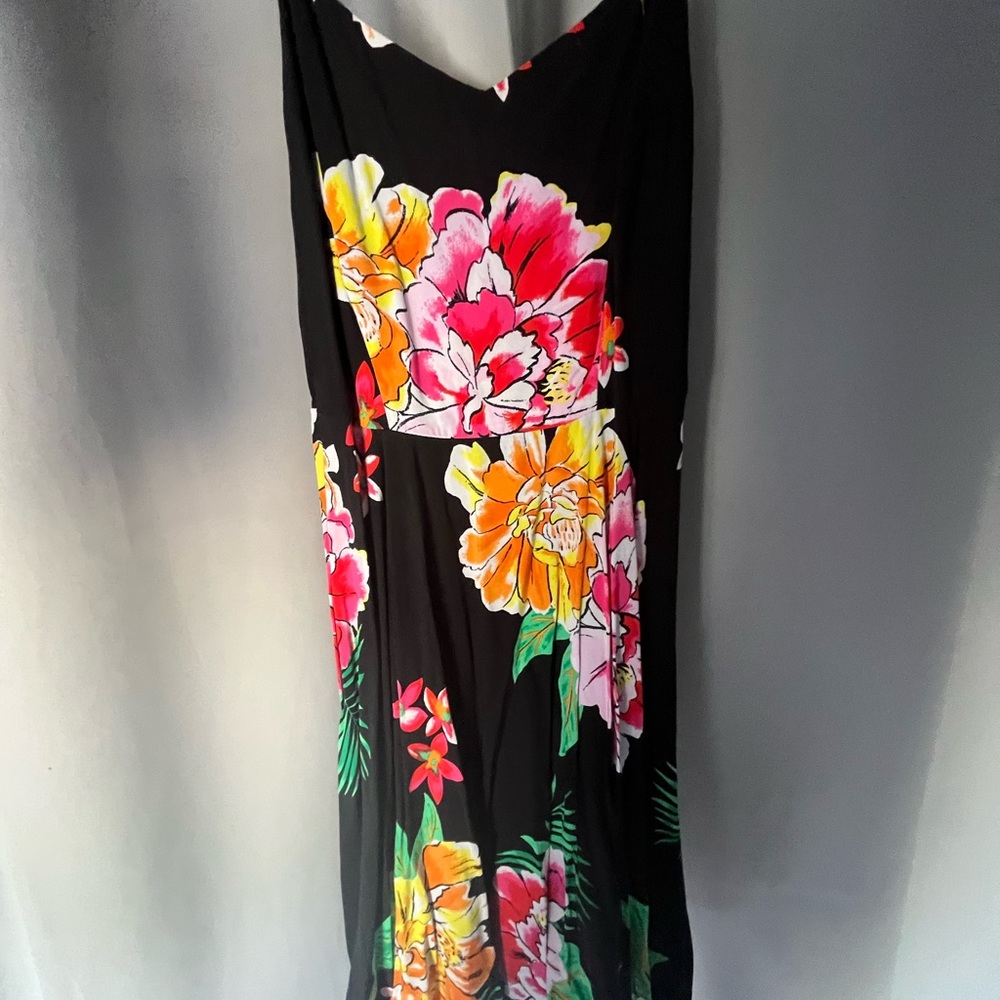 Black Flower Dress